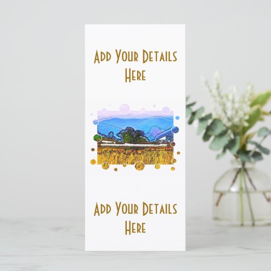 BERGKARTEN (Stehend Vorderseite)