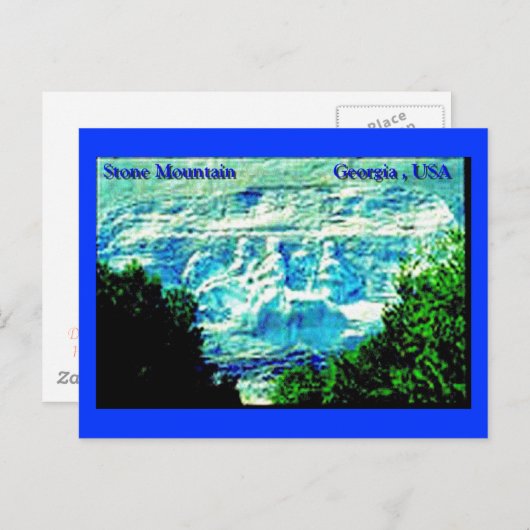 Bergkarting Postkarte (Vorne/Hinten)