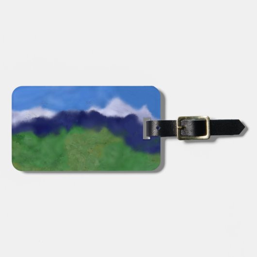 Bergkette, Gepäckanhänger (Vorderseite horizontal)