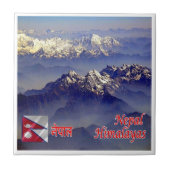 Bergkette HIMALAYAS, Nepal, Fliese (Vorderseite)