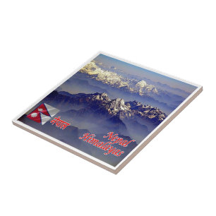 Bergkette HIMALAYAS, Nepal, Fliese