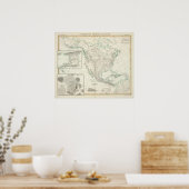 Bergketten in Nordamerika Poster (Küche)