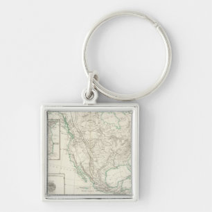 Bergketten in Nordamerika Schlüsselanhänger