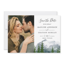 Bergkiefer Zwei Fotos Save the Date