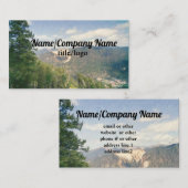 Bergkiefern Kunsteiskarte Foto Kunst Visitenkarte (Vorne/Hinten)