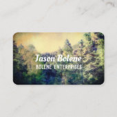 Bergkiefern Landschaftsfotografie Visitenkarte (Vorderseite)