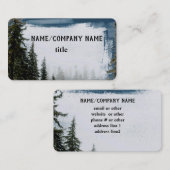 Bergkiefern Natur Foto Kunst Visitenkarte (Vorne/Hinten)