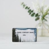 Bergkiefern Natur Foto Kunst Visitenkarte (Stehend Vorderseite)