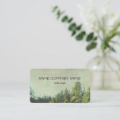 Bergkiefern Natur Foto Kunst Visitenkarte (Stehend Vorderseite)