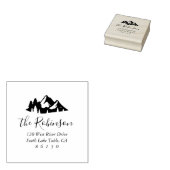 Bergkiefern Neue Zuhause Rücksendeadresse Gummistempel (Stempel)