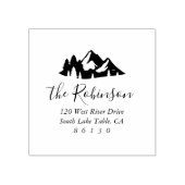 Bergkiefern Neue Zuhause Rücksendeadresse Gummistempel (Prägung)