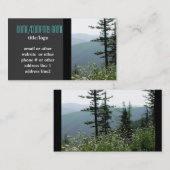 Bergkiefern Visitenkarten Foto Kunst Visitenkarte (Vorne/Hinten)