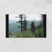 Bergkiefern Visitenkarten Foto Kunst Visitenkarte (Rückseite)