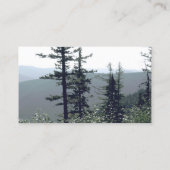 Bergkiefern Visitenkarten Foto Kunst Visitenkarte (Rückseite)