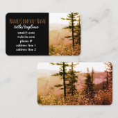 Bergkiefern Visitenkarten Foto Kunst Visitenkarte (Vorne/Hinten)