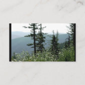 Bergkiefern Visitenkarten Foto Kunst Visitenkarte (Rückseite)