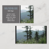 Bergkiefern Visitenkarten Foto Kunst Visitenkarte (Vorne/Hinten)