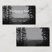 Bergkiefern Visitenkartenfotografie Kunst Visitenkarte (Vorne/Hinten)
