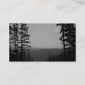 Bergkiefern Visitenkartenfotografie Kunst Visitenkarte (Rückseite)