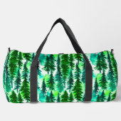 Bergkiefernwald Wasserfarbe Duffle Bag (Vorderseite)