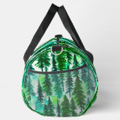 Bergkiefernwald Wasserfarbe Duffle Bag (Rechts)