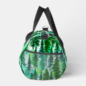 Bergkiefernwald Wasserfarbe Duffle Bag (Rechts)