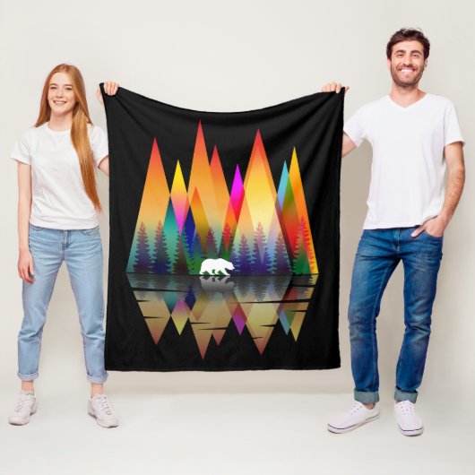 BERGKIRCHE FLEECEDECKE (Beispiel)