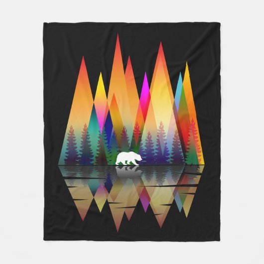 BERGKIRCHE FLEECEDECKE (Vorderseite)