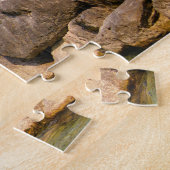 Bergkirche mit Flusslandschaft Puzzle (Seite)