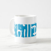 Bergklammer 08. kratzte sich. kaffeetasse (Vorderseite Links)