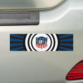 Bergklatsche US Flagge Autoaufkleber (Auf Auto)