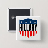 Bergklatsche US Flagge Button (Vorne & Hinten)