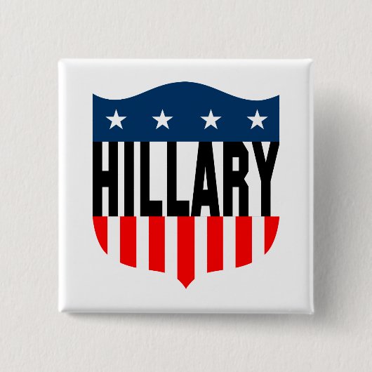 Bergklatsche US Flagge Button (Vorderseite)