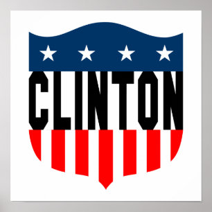 Bergklatsche US Flagge Poster