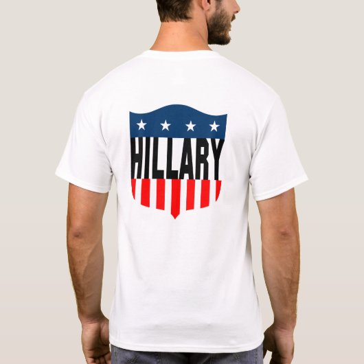 Bergklatsche US Flagge T-Shirt (Rückseite)