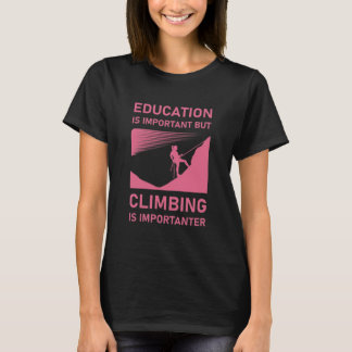 Bergklettern Design für ein Kletterparadies T-Shirt