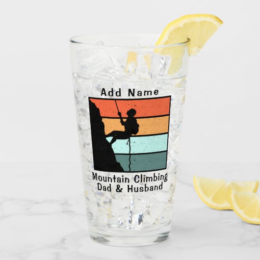 Bergklettern Vater und Ehemann Glas (Rückseite Ice)
