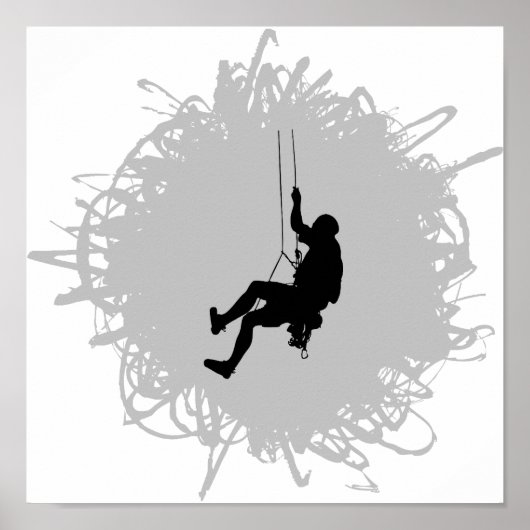 Bergkletterstil Poster (Vorne)