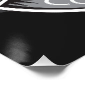 Bergklimberzeichen Poster (Ecke)