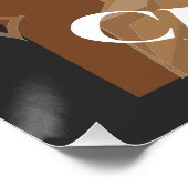 Bergklimberzeichen Poster (Ecke)