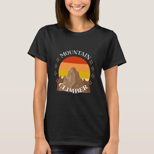 Bergklimberzeichen T-Shirt (Vorderseite)