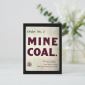 Bergkohle Postkarte (Stehend Vorderseite)