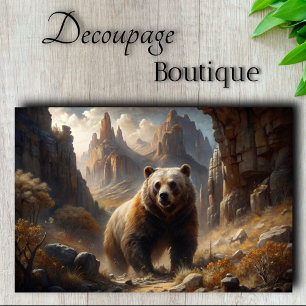 Bergkönig Dekoupage Seidenpapier