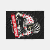 Bergkönig Polka Dot Jersey Radfahren Cli Fleecedecke (Vorderseite (Horizontal))