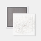 Bergkonturkarte - Toubkal Magnet (Vorderseite/Rückseite)