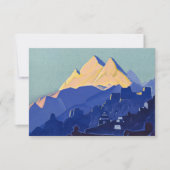 Bergkonvent von Nicholas Roerich Dankeskarte (Vorderseite)