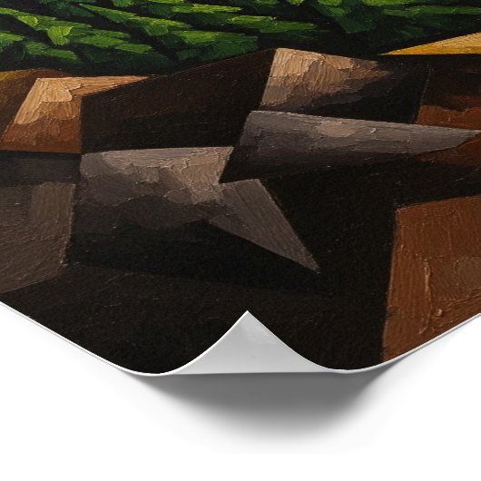 Bergkubismus Poster (Ecke)