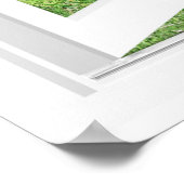 Bergkulisse Alpaca Landschaftsbild Poster (Ecke)