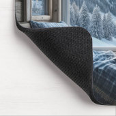 Bergkulisse in einer Kabine Mousepad (Ecke)