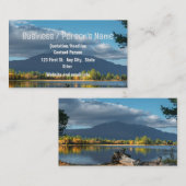 Bergkulisse Landschaft Friedlich Visitenkarte (Vorne/Hinten)